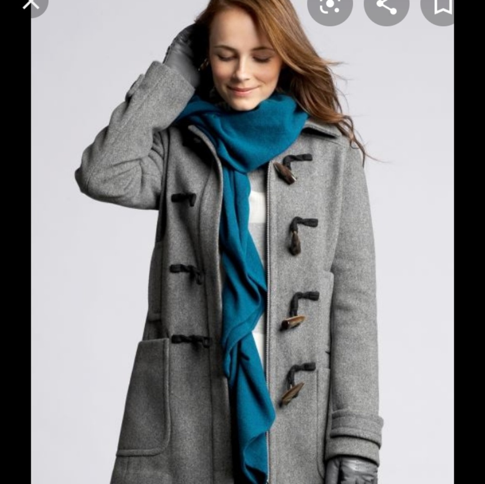 Banana Republic grey wool coat